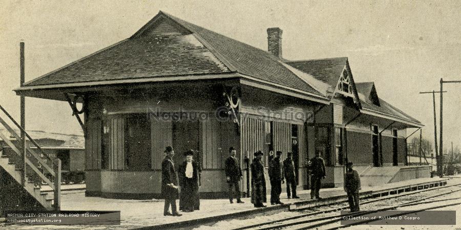 Postcard: New Union Station, Belchertown, Massachusetts